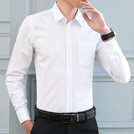 Men's Large Size Breathable Business Casual Slim-fitting Business Attire